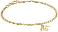 trendor M&auml;dchen-Armband Glaube, Liebe, Hoffnung 925 Silber Vergoldet 21621 
