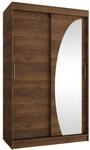 Mirjan24 Kleiderschrank Waluri 120, 2-t&uuml;riger Schiebet&uuml;renschrank mit...