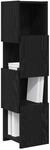 vidaXL Eckschrank 25,5x25x102cm Holzwerkstoff Schwarz Eichen-Optik