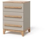 VitaliSpa Kommode Malia, Cashmere/Artisan, 60 x 88 cm | mit 3 Schubladen,