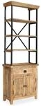 vidaXL Sideboard mit Ablagen Massivholz Mango 65x30x180 cm