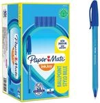Paper Mate InkJoy 100ST Kugelschreiber | extra-feine Spitze (0,5 mm) | Blau | 50