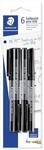 STAEDTLER 430 M9BK6 stick Kugelschreiber Linienbreite M, 0.45 mm, 6 St&uuml;ck auf