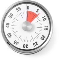 HENDI Analoge K&uuml;chenuhr, Einstellbar bis 60 Minuten, K&uuml;chentimer, &oslash;80x(H) 30mm