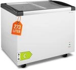 GastroHero Gefriertruhe ECO 350 I Tiefk&uuml;hltruhe gro&szlig; 273L I K&uuml;hltruhe