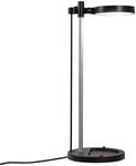 MAUL LED Schreibtischlampe MAULkit schwarz silber 3-stufig USB-C kompakt | neigbarer