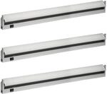 Oktaplex 3x Rota Aluminium Unterbaulampe K&uuml;che LED 90cm schwenkbar | 4000K