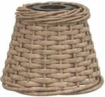 vidaXL Lampenschirm Braun &Oslash;15x12 cm Korbweide