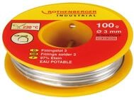 ROTHENBERGER Industrial Fittingslot 3 100 g, &Oslash; 3 mm f&uuml;r Heizungs- und Trinkwasser