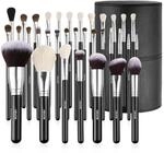 VEVOR Pinselset Makeup, 34-teilig, professionelles Schminkpinsel Set f&uuml;r Foundation,