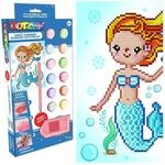 DIAMOND DOTZ DOTZIES 2593211 Original 5D Diamond Painting Set, Meerjungfrau, DIY