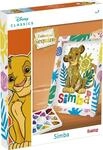 Lansay - Sequins Simba der K&ouml;nig der L&ouml;wen - Funkelndes Bild - Ab 7 Jahren 