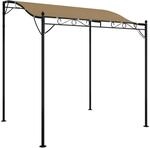 vidaXL Markise Taupe 2x2,3 m 180 g/m&sup2; Stoff und Stahl