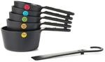 OXO Good Grips 6-teiliges Messbecher-Set | Platzsparendes Snap-Together-Design,
