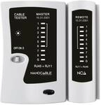 Nanocable 10.31.0301 - Automatischer Tester f&uuml;r RJ11/RJ12 /RJ45, Kabel