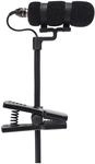 Pronomic Set MCM-100SB Clipmikrofon mit Halter (Kondensator Mikrofon,...