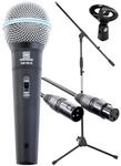 Pronomic Superstar Mikrofonset (Komplettset, dynamisches Gesangs Mikrofon,
