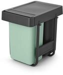 Brabantia Sort & Go Ausziehm&uuml;lleimer | 2 x 15 l Einbaum&uuml;lleimer f&uuml;r die