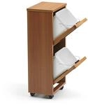 Arredamenti Italia ARREDAMENTIITALIA M&uuml;lltrennsystem Madera 2, Holz - 2 abnehmbare
