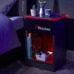 X Rocker Carbon-Tek Nachttisch &ndash; Moderner Gaming Nachtschrank mit...