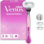 Gillette Venus Party Edition Rasierer Damen, Rosa | Nassrasierer f&uuml;r Sensible...