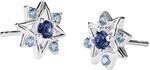Thomas Sabo Damen-Ohrstecker Silber Stern mit blauen Steinen H2380-166-1