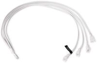 Alphacool 18730 Y-Splitter 4-Pin auf 4x 4-Pin PWM 60cm wei&szlig; Modding Kabel...