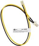 Wentronic L&uuml;fter Adapterkabel (3-polig Stecker auf 2-polig Kupplung) wei&szlig;, 1...