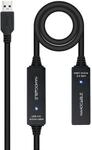 Nanocabel 10.01.0312 - USB 3.0 Verl&auml;ngerungskabel mit Verst&auml;rker, Typ A/M-A/H,