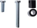 InLine 23100Y 8er Schraubenset 4x M8x20mm, 4x M8x50mm und 4x 15mm Abstandhalter f&uuml;r