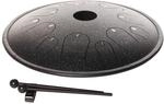 Fame 14" Copper Tongue Drum, Natural C, Black Sparkle, Steel Tongue Drum, 14...