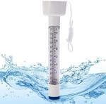 HECHT Pool Thermometer Wei&szlig; &ndash; schwimmendes Wasserthermometer mit Schnur | Zum