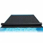Mucola Solarfolie Pool Solarplane zuschneidbar 1000x500 cm 400 &micro;m Schwarz 