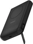 Belkin BoostCharge 10000mAh Magnetische Power Bank mit St&auml;nder &ndash; Schwarz | 10K