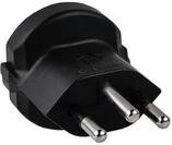 kabelmeister Stromadapter Schweiz Netz-Stecker mit Einsteckhilfe an
