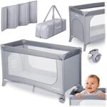 Ricokids Reisebett Baby Mit Matratze 123,5 x 64 x 76 cm Kinderreisebett Babybett Bis