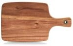 Zeller 25550 Schneidebrett mit Griff, Akazie, 32 x 18,3 x 1,2 cm, Natur