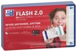 Oxford FLASH 2.0 Karteikarten A7, Lernkarten, 75x125mm, blanko, marine-blau, 80 Blatt