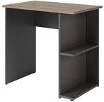 Vicco Schreibtisch Simple, Anthrazit, 80 x 50 cm | mit zwei Ablagen zur...