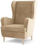 Masseno Ohrensessel VOGERA, Lounge Sessel im Modern Stil mit Armlehnen, Komfort