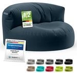 Green Bean Sitzsack Sofa mit F&uuml;llmaterial - Lounge im Sitzsack-Design 90x50cm...