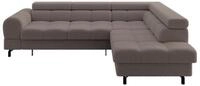 ALTDECOR Ecksofa mit Schlaffunktion L-Form LUMA-L 272x203x70 - Braun | Corner...