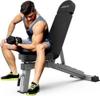 JOROTO Premium Hantelbank | Praktische Fitnessbank, geeignet als Schr&auml;gbank &