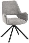 BEAUTY SOFA Drehstuhl TREO Esszimmerstuhl mit Armlehnen, Beige (Raven 30) 
