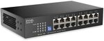 Zyxel Netzwerk Switch 16 Port | Unmanaged Gigabit | GS1100-16S | 16x GbE Ports,