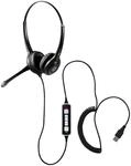 Geemarc CLA3 A-USB - Verst&auml;rkte Kopfh&ouml;rer mit Mikrofon und USB-Anschluss -...