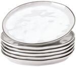 LOBERON Dessertteller 6er Set Biarr&eacute;, wei&szlig; | F&uuml;r Kuchen, Antipasti & Co.,...