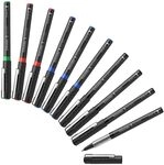 Schneider Tintenroller XTRA 823 Schreibfarbe farbsortiert (4x schwarz, 3x blau,...