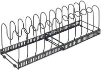 Deckel- und Pfannenhalter, 12 variable Teiler, Ausziehbar, Pulverbeschichtetes