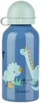 Sterntaler Dino Rexi Aluminium Trinkflasche mit Verschluss und Sicherheitskappe -